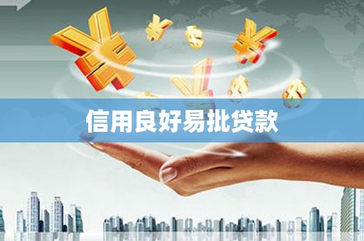 玛家信用良好易批贷款