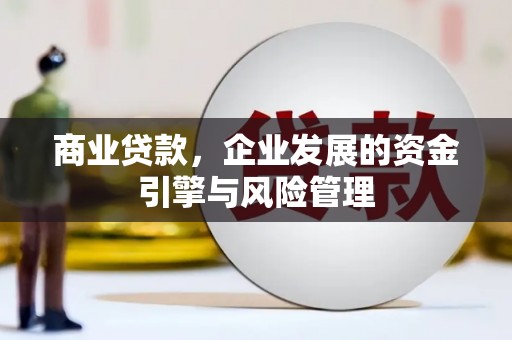 玛家商业贷款，企业发展的资金引擎与风险管理