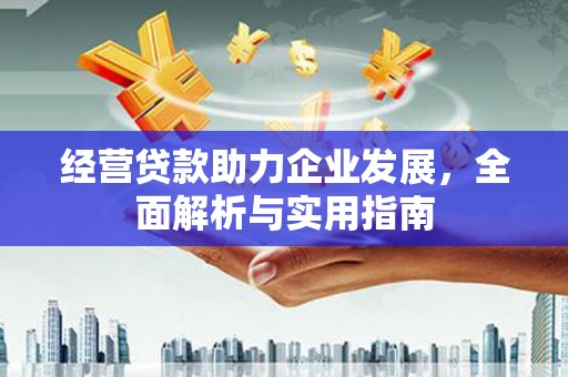 玛家经营贷款助力企业发展，全面解析与实用指南