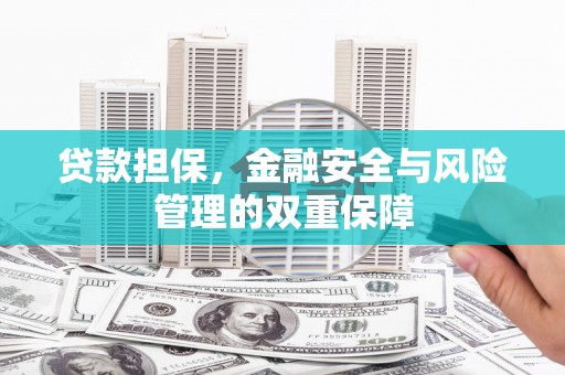 玛家贷款担保，金融安全与风险管理的双重保障