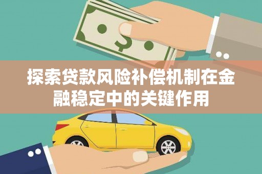 玛家探索贷款风险补偿机制在金融稳定中的关键作用