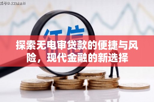 玛家探索无电审贷款的便捷与风险，现代金融的新选择