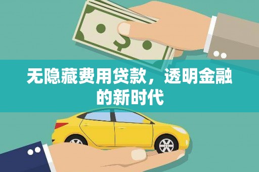 玛家无隐藏费用贷款，透明金融的新时代