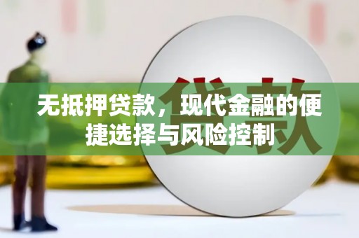 玛家无抵押贷款，现代金融的便捷选择与风险控制