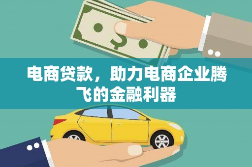 玛家电商贷款，助力电商企业腾飞的金融利器