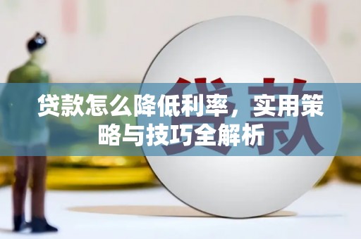 玛家贷款怎么降低利率，实用策略与技巧全解析