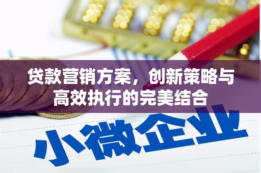 玛家贷款营销方案，创新策略与高效执行的完美结合
