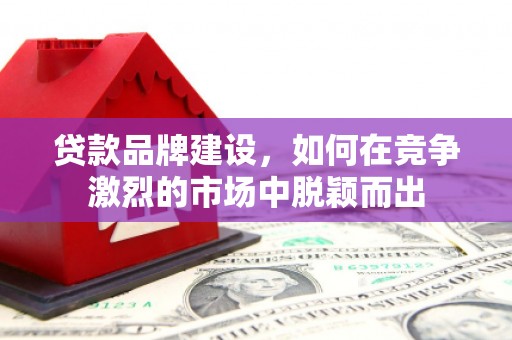 玛家贷款品牌建设，如何在竞争激烈的市场中脱颖而出
