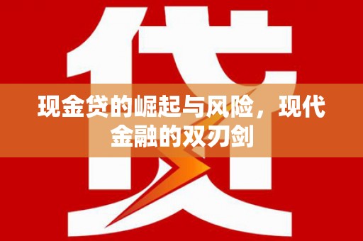 玛家现金贷的崛起与风险，现代金融的双刃剑