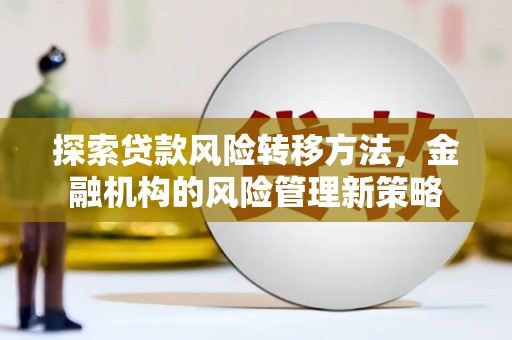 玛家探索贷款风险转移方法，金融机构的风险管理新策略