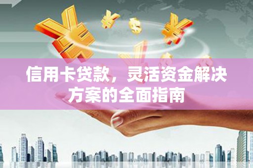 玛家信用卡贷款，灵活资金解决方案的全面指南