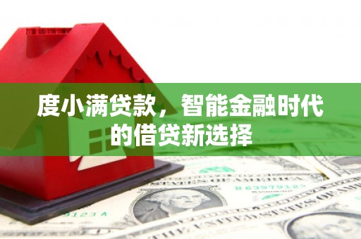 玛家度小满贷款，智能金融时代的借贷新选择