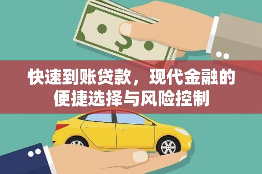 玛家快速到账贷款，现代金融的便捷选择与风险控制