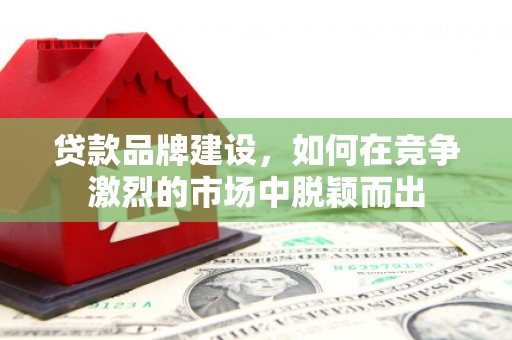玛家贷款品牌建设，如何在竞争激烈的市场中脱颖而出