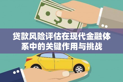 玛家贷款风险评估在现代金融体系中的关键作用与挑战