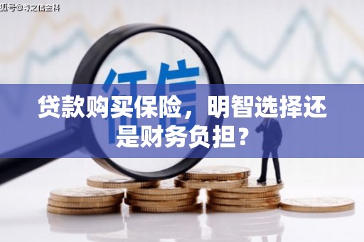 玛家贷款购买保险，明智选择还是财务负担？