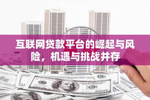 玛家互联网贷款平台的崛起与风险，机遇与挑战并存