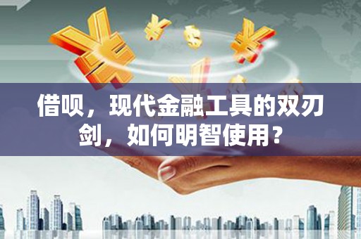 玛家借呗，现代金融工具的双刃剑，如何明智使用？