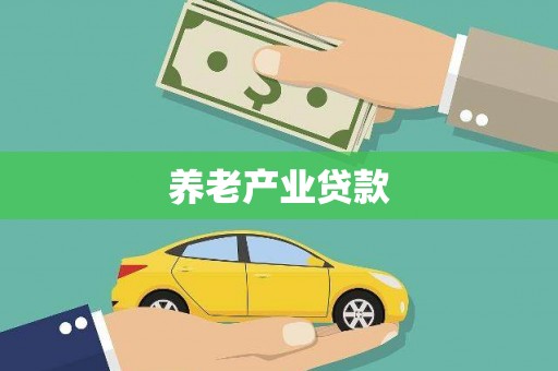 玛家养老产业贷款