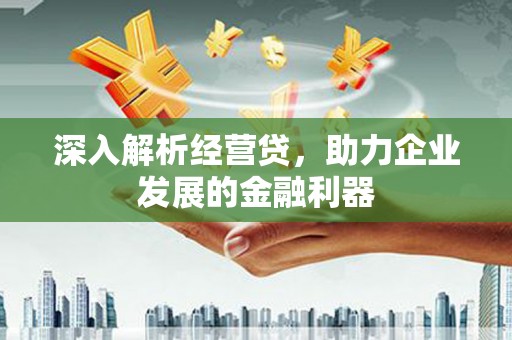 玛家深入解析经营贷，助力企业发展的金融利器