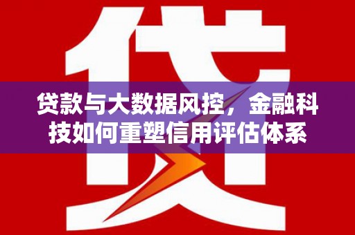 玛家贷款与大数据风控，金融科技如何重塑信用评估体系