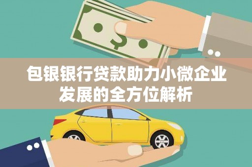 玛家包银银行贷款助力小微企业发展的全方位解析
