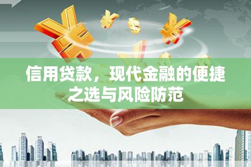 玛家信用贷款，现代金融的便捷之选与风险防范