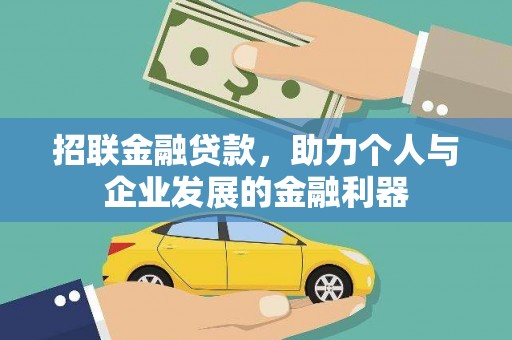 玛家招联金融贷款，助力个人与企业发展的金融利器