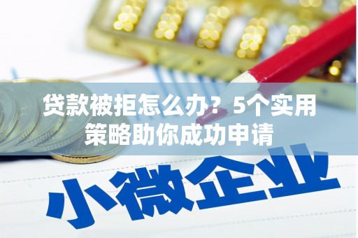 玛家贷款被拒怎么办？5个实用策略助你成功申请