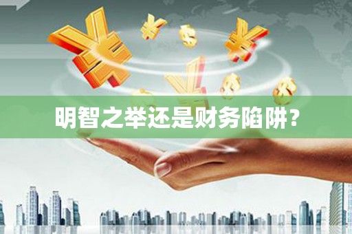 玛家明智之举还是财务陷阱？