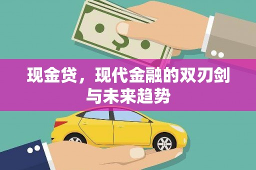 玛家现金贷，现代金融的双刃剑与未来趋势