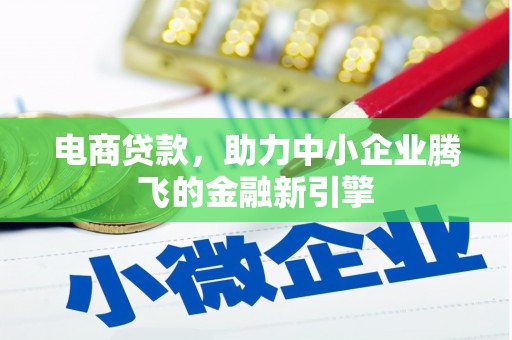 玛家电商贷款，助力中小企业腾飞的金融新引擎