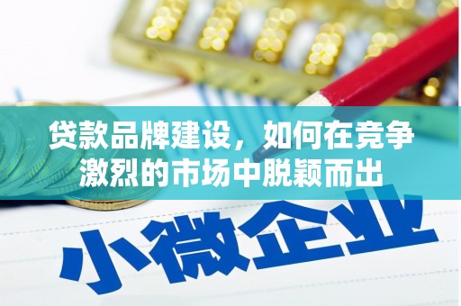 玛家贷款品牌建设，如何在竞争激烈的市场中脱颖而出