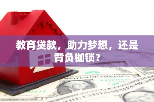 玛家教育贷款，助力梦想，还是背负枷锁？