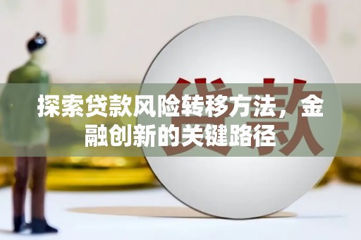 玛家探索贷款风险转移方法，金融创新的关键路径