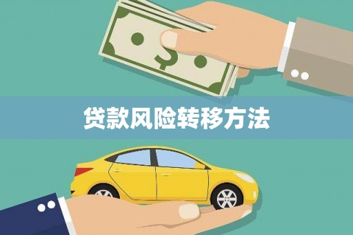 玛家贷款风险转移方法