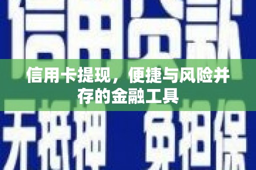 玛家信用卡提现，便捷与风险并存的金融工具