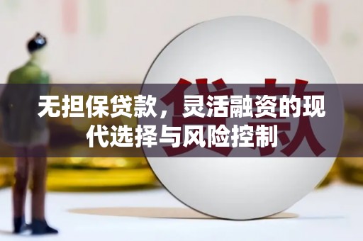 玛家无担保贷款，灵活融资的现代选择与风险控制