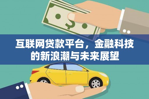 玛家互联网贷款平台，金融科技的新浪潮与未来展望