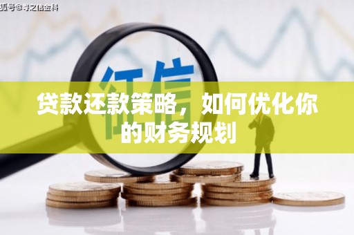 玛家贷款还款策略，如何优化你的财务规划
