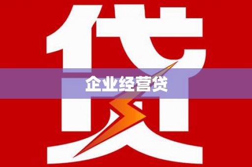 玛家企业经营贷