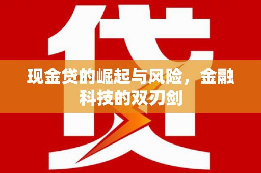 玛家现金贷的崛起与风险，金融科技的双刃剑