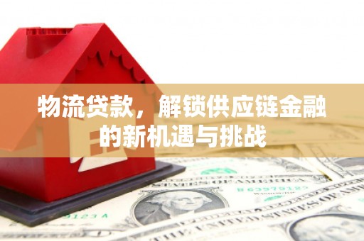 玛家物流贷款，解锁供应链金融的新机遇与挑战