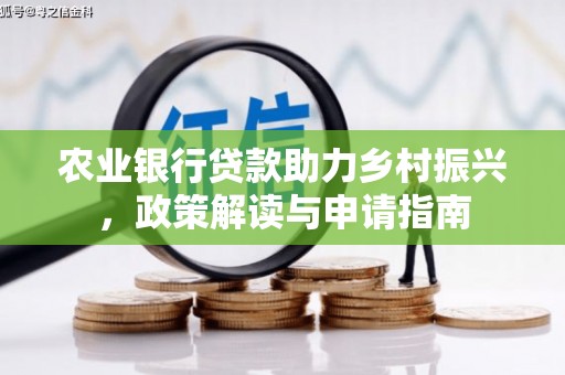 玛家农业银行贷款助力乡村振兴，政策解读与申请指南