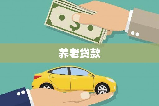 玛家养老贷款