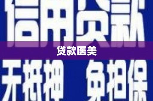 玛家贷款医美