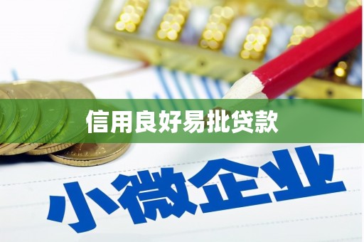 玛家信用良好易批贷款