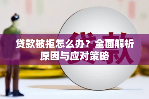 玛家贷款被拒怎么办？全面解析原因与应对策略