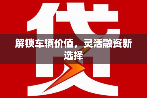 玛家解锁车辆价值，灵活融资新选择