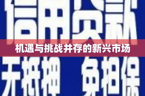 玛家机遇与挑战并存的新兴市场